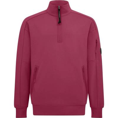 C.P. Company Блуза CP COMPANY Lens Arm Quarter Zip Sweatshirt - Red Bud 577