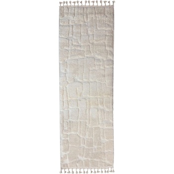 Flair Rugs Кремава пътека 80x300 cm Esra Cobbled - Flair Rugs (503119381189)