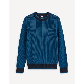 Celio Черен и син мъжки пуловер Celio от вълнена смес Celio | Sin | МЪЖЕ | S