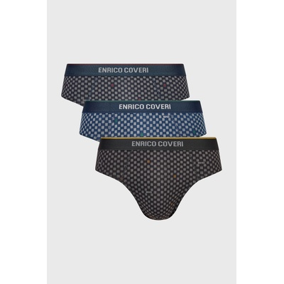 Enrico Coveri 3PACK памучни слипове Amir (3packES1314_sli)