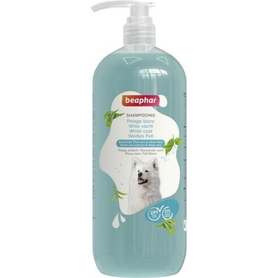Beaphar Shampoo White Coat šampón pre bielu a svetlú srsť pre psov 1 l