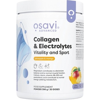 Osavi Collagen & Electrolytes Vitality and Sport [390 грама] Ананас - Манго