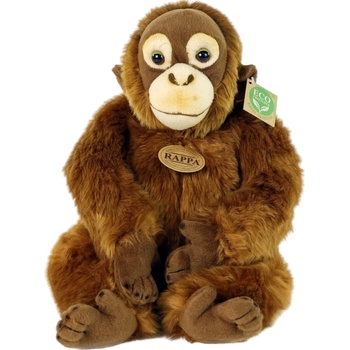 Rappa Плюшена играчка Rappa Еко приятели - Орангутан, седящ, 27 cm (211841)