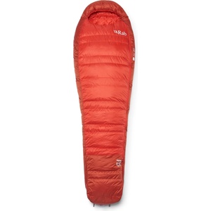 Rab Пухен спален чувал Rab Alpine 0C / 32F Down sleeping bag - Dark Horizon / Tuscan Red - размер Long (513-1923-0113) Спален чувал