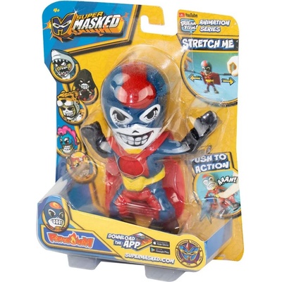Eolo Toys Разтеглива играчка Eolo Toys - Super Masked, Pepper Man, със звуци (SM001PP)