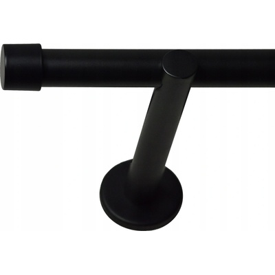 VOPPI GARNÝŽ JEDNOŘADÝ LOFT 25MM 320 CM ČERNÝ