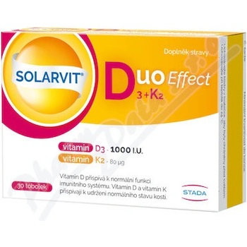 SOLARVIT Duo Effect D3+K2 30 tabliet