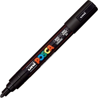 uni PC-5M Химикалка 1, 8 - 2, 5 mm 24 Black 1 бр (60.1524)