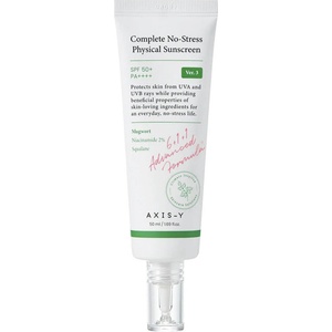 Axis-Y Complete No-Stress Physical Sunscreen V. 3 SPF50+ PA++++ - Минерален слънцезащитен крем 50мл