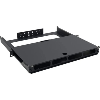 COMMSCOPE Оптичен пач панел за 4x G2 модула, AGILE, 1U, изтеглящ се, черен, COMMSCOPE (760242455)