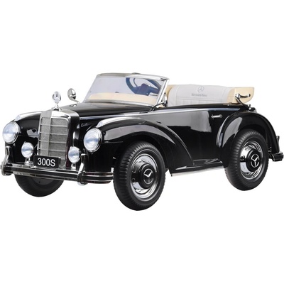Mamido Elektrické autíčko Mercedes Benz 300S lakované čierne