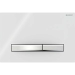 Geberit Sigma50 - Бутон за казанче, хром/алпийско бяло 115.788. 11.2 (115.788.11.2)