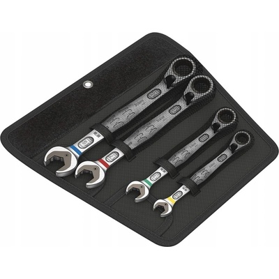 Wera Očkoploché račňové kľúče 10 ÷ 19 mm 6001 Joker 4 Set 1 vyhnuté Sada 4 dielov 020090