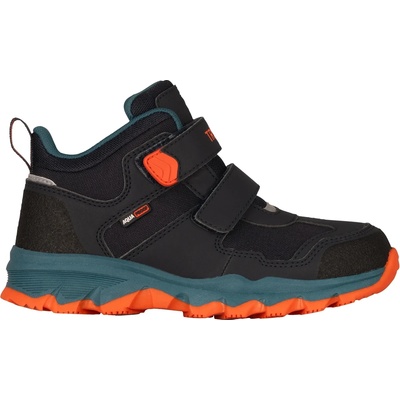 Trollkids Детски туристически обувки Trollkids Kid's Kjerag Hiker Walking boots - Black / Stormy Blue / Flame Orange - размер 36 (EU) (702-2968-0622)