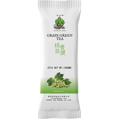Golden Sail Čínský zelený čaj s hrozny sypaný 125 g