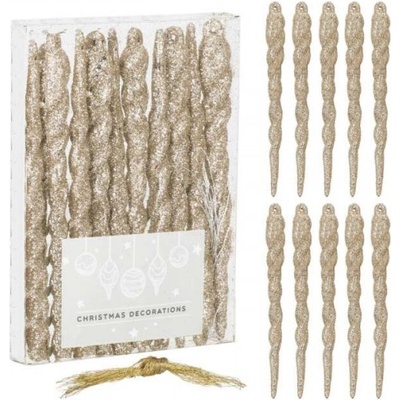 Ca0861 Vianočné ozdoby 12 cm 10 ks.