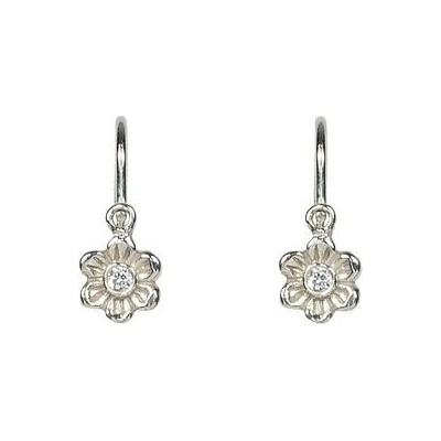 INFINITYSILVER Stříbrné dětské náušnice kytičky TEREZKA 001851501801