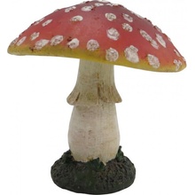 Dekorace figurka houba muchomůrka - Ø 9*12 cm - Clayre & Eef