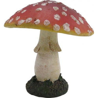 Dekorace figurka houba muchomůrka - Ø 9*12 cm - Clayre & Eef