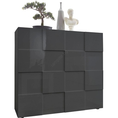 mc Akcent Комод serian - антрацит (mc0040)