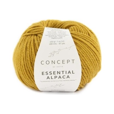 ESSENTIAL ALPACA Katia Farby ESSENTIAL ALPACA: 84 horčicová