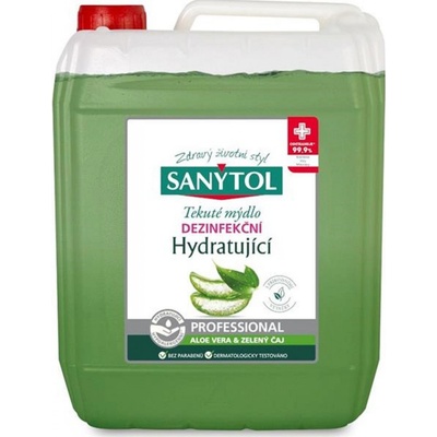 Sanytol dezinfekční hydratující mýdlo zelený čaj & aloe vera 5 l – Zboží Mobilmania