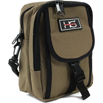 Hnedá pánska praktická zipsová crossbody taška Amery