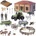 Maksik Large farm set with DIY farmers house