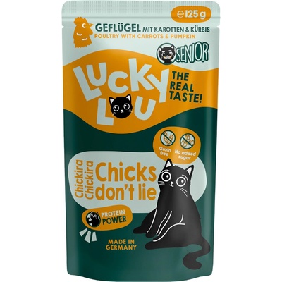 Lucky Lou Senior drůbeží 16 x 125 g