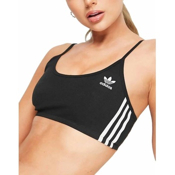 Image 1 of Adidas Originals 3-Stripes Bralette Underwear Blue