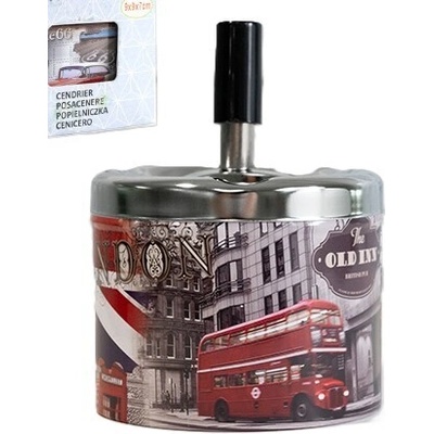 ПЕПЕЛНИК ВЕТРОУСТОЙЧИВ КРЪГ ДЕКОР ГРАДОВЕ 9/7СМ (02-13435)