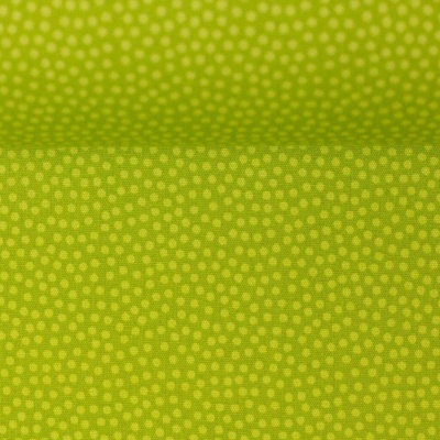 SWAFING Bavlněná látka Dotty puntík kiwi