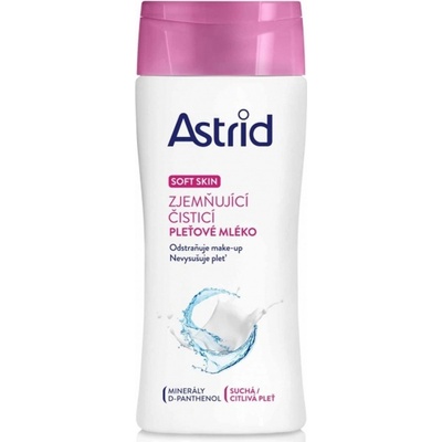 Astrid Soft Skin čistící pleťové mléko na suchou citlivou pleť 200 ml