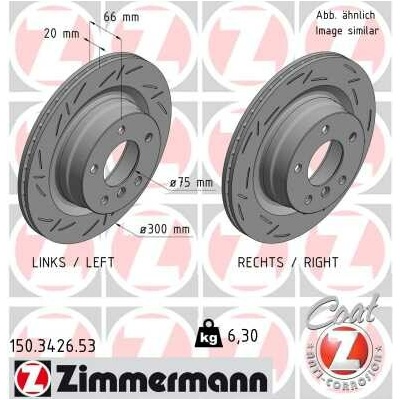Brzdový kotúč ZIMMERMANN 150.3426.53 (150342653)