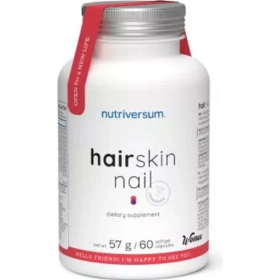 Nutriversum WSHAPE Hair Skin Nail 60 kapsúl