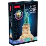 CubicFun 3D Puzzle Statue of Free LED