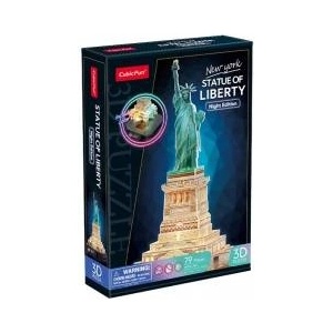 CubicFun 3D Puzzle Statue of Free LED