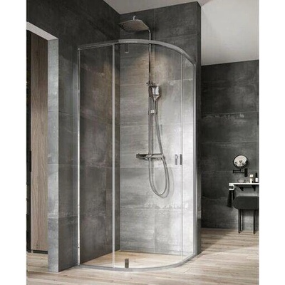 Ravak Nexty čtvrtkruhový sprchový kout NSKK3, 97-99,5x97-99,5x195 cm, chrom lesk, sklo transparent 3O6AAC00Z1