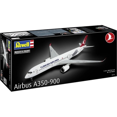 Revell Сглобяем модел Revell Самолет Airbus A350-900, Турски авиолинии, 120 части (R03773)