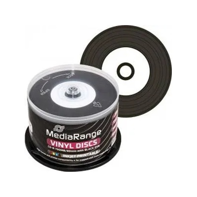 MediaRange CD-R MediaRange Dye 80min. /700mb. 52X (Vinyl Printable) - 50 бр. в шпиндел