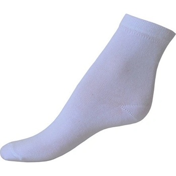 Knebl Hosiery Dívčí ponožky bílé bez vzoru