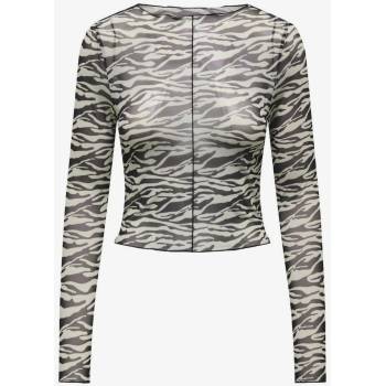 ONLY Кремаво-черно дамско шарено горнище ONLY Lamy ONLY | Cheren | ЖЕНИ | S