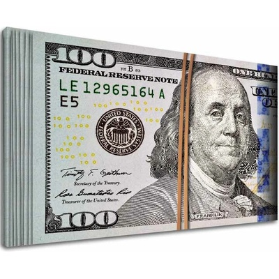 Obraz na plátne Benjamin Franklin - Symbol Múdrosti - 60x90 cm