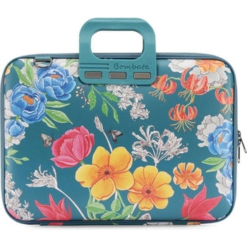 Bombata Чанта за лаптоп Bombata Peonia E00860-25, до 14" (35.56 cm), синя (E00860-25)