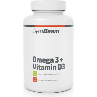 GymBeam Omega 3 + Vitamin D3 90 kapsúl