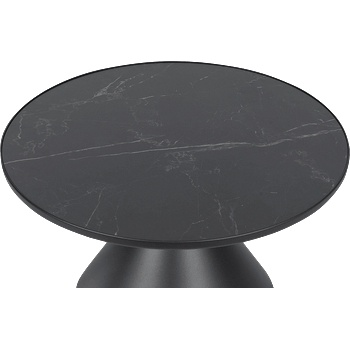 Carmen Холна маса zary 2 - бяла - черна (3530665)