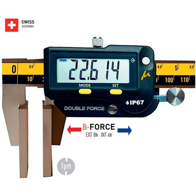 Microtech Дигитален шублер за измерване на въжета Microtech ROPE WIRELESS MICRON FORCE SwissMet - IP67, 150 мм, 0, 001 мм, 30 × 60 мм (141490156)