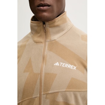 adidas TERREX Поларен суичър adidas TERREX Multi мъжки в бежово с изчистен дизайн JM0136 (JM0136)