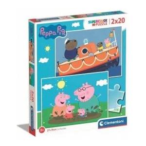 Clementoni Peppa Pig puzzle 2x20pcs