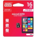 GOODRAM Micro SDHC 16GB Class 10 UHS-I M1A0-0160R12